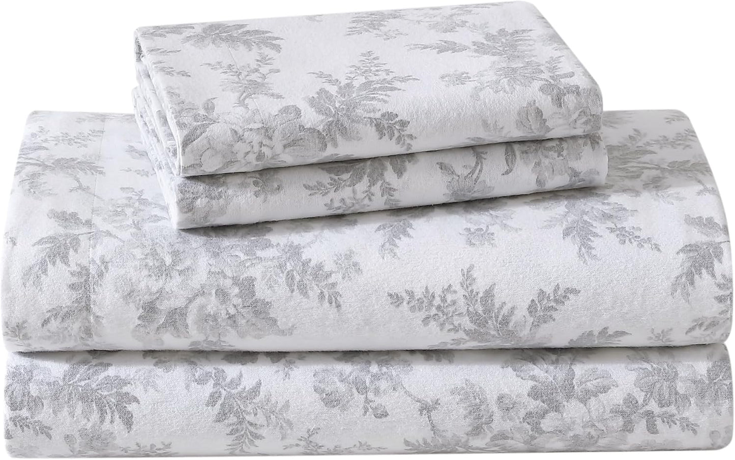 Flannel Cozy Sheet Sets-Vanessa Grey