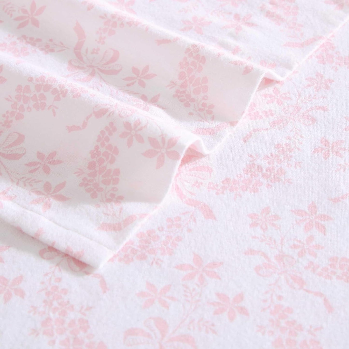 Flannel Cozy Sheet Sets-Antoinette Pink