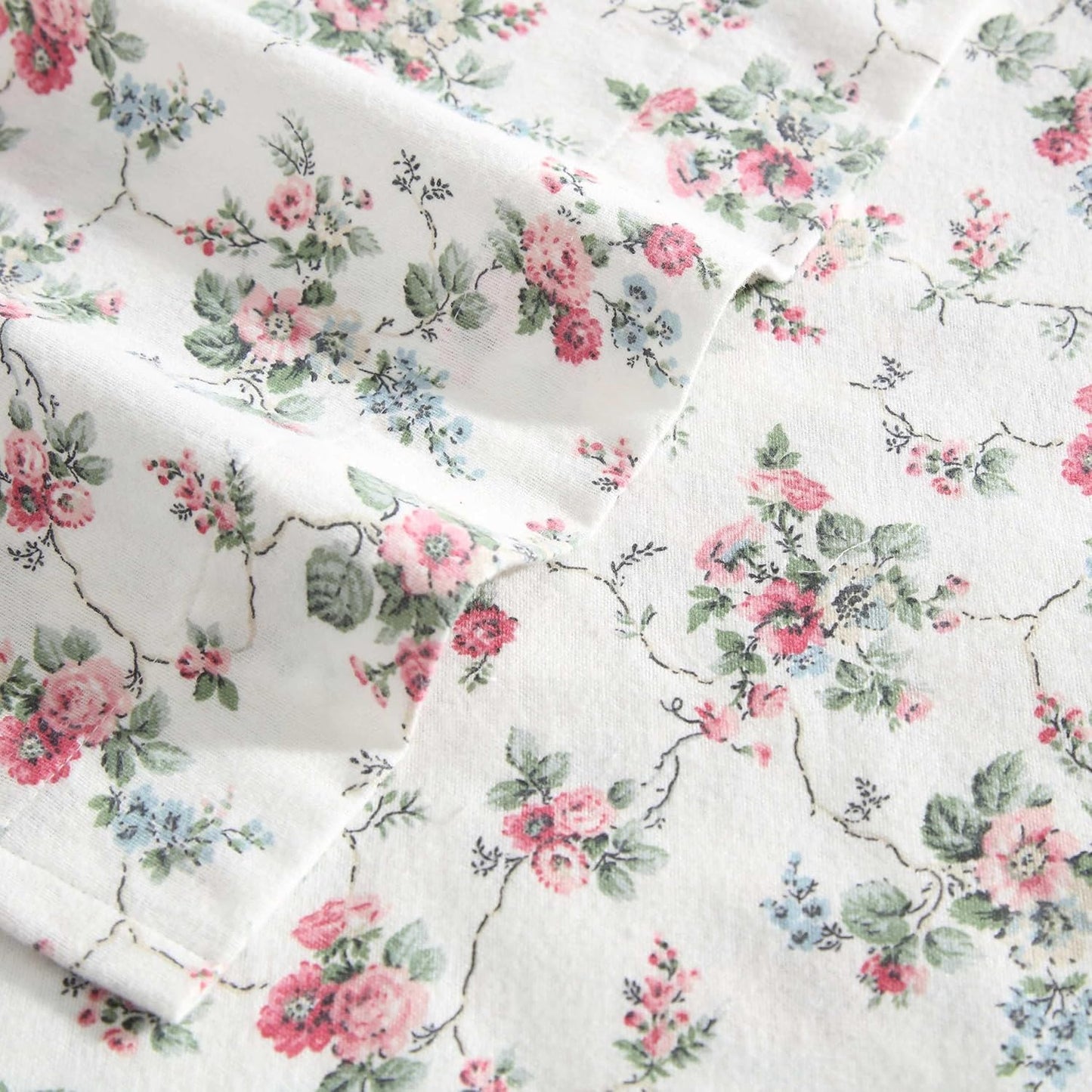 Flannel Cozy Sheet Sets-Le Fleur Pink