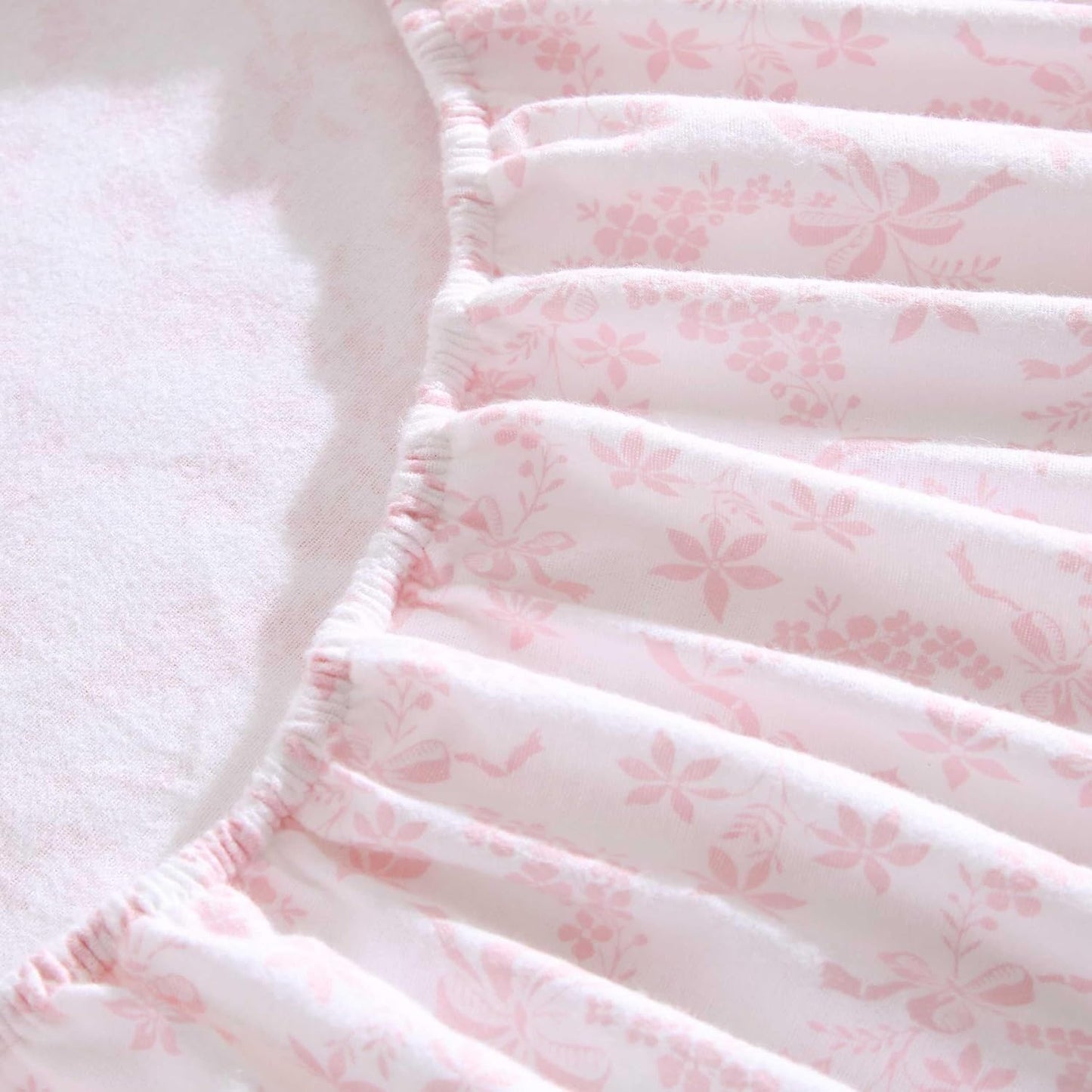 Flannel Cozy Sheet Sets-Antoinette Pink