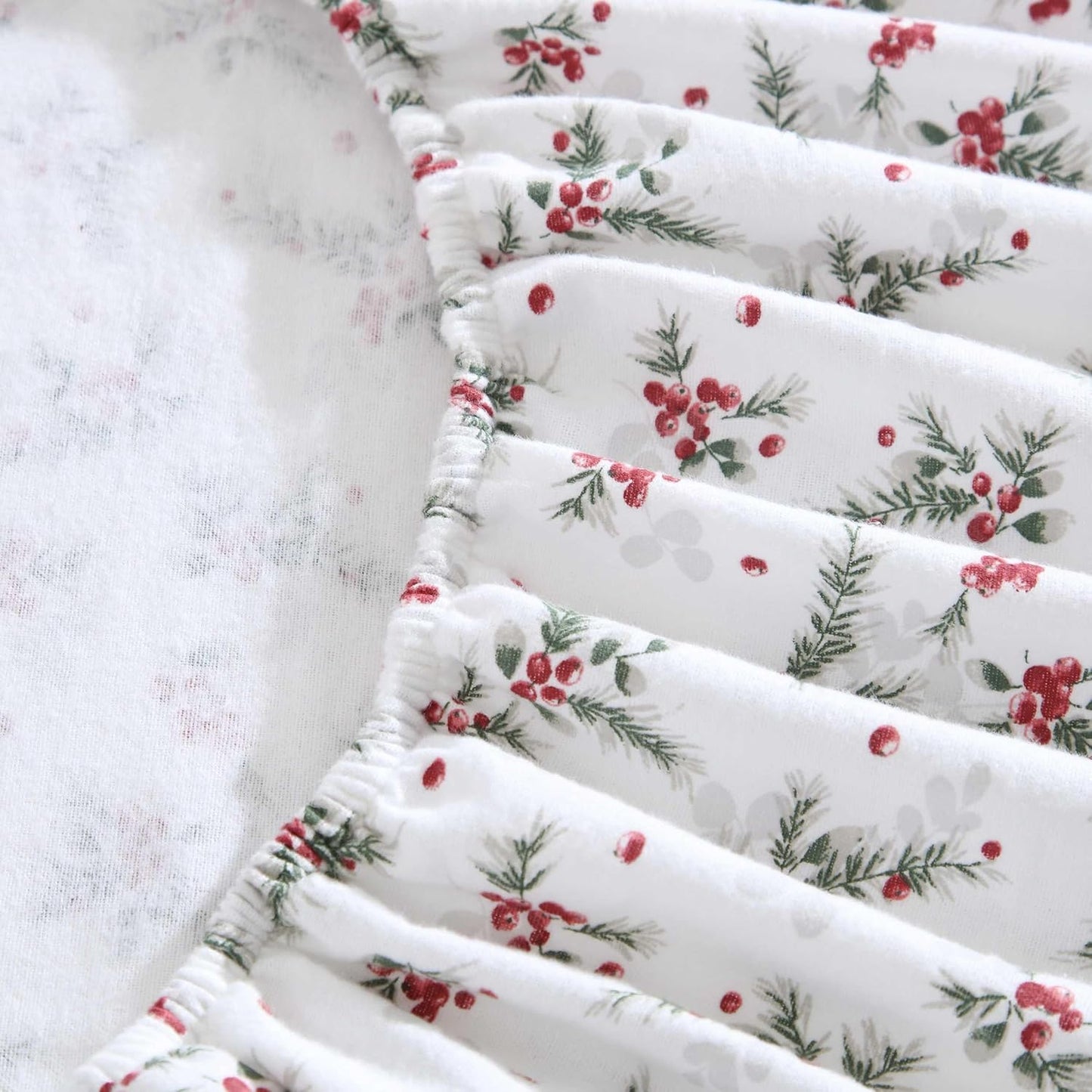 Flannel Cozy Sheet Sets-Berry Bright Red
