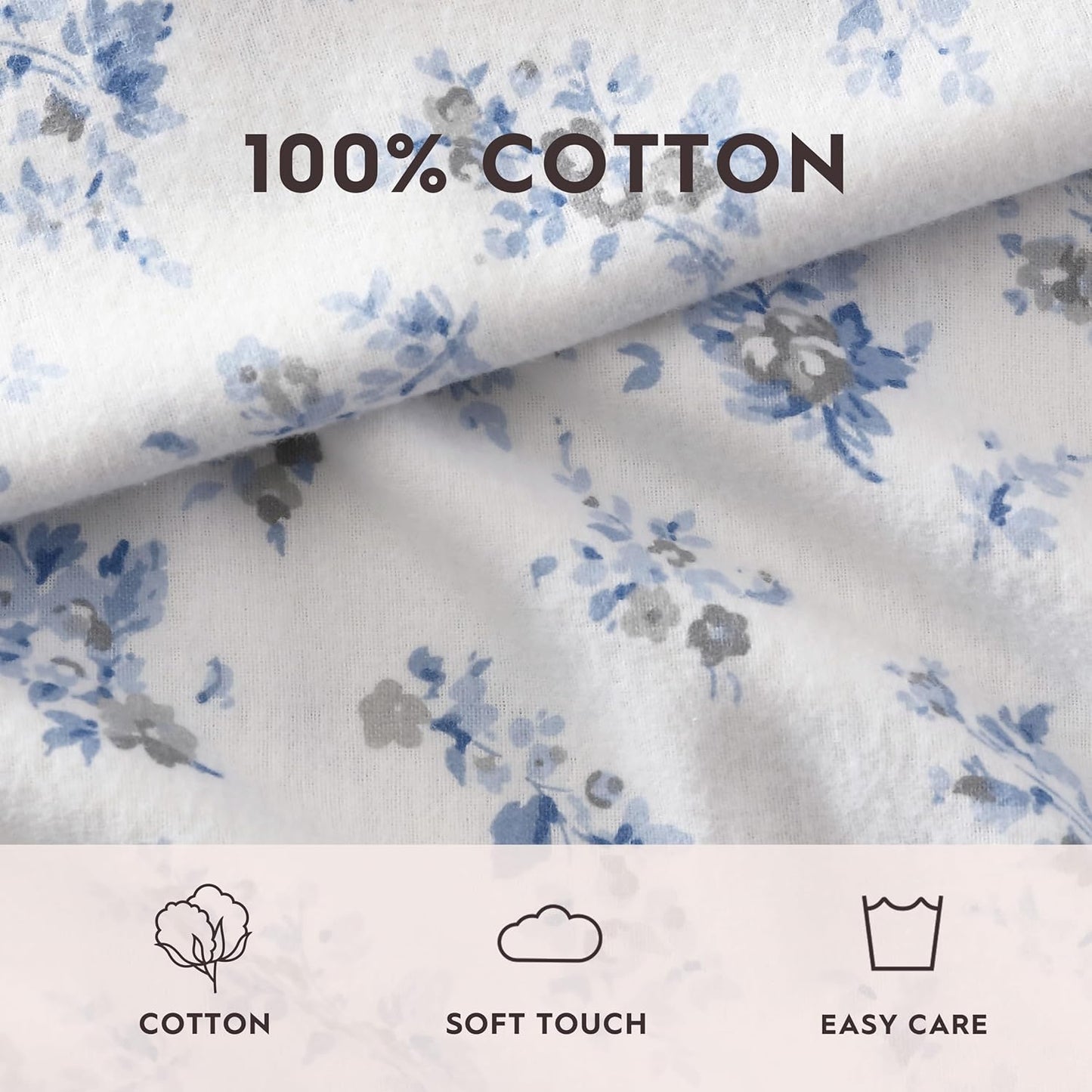 Flannel Cozy Sheet Sets-Audrey Grey