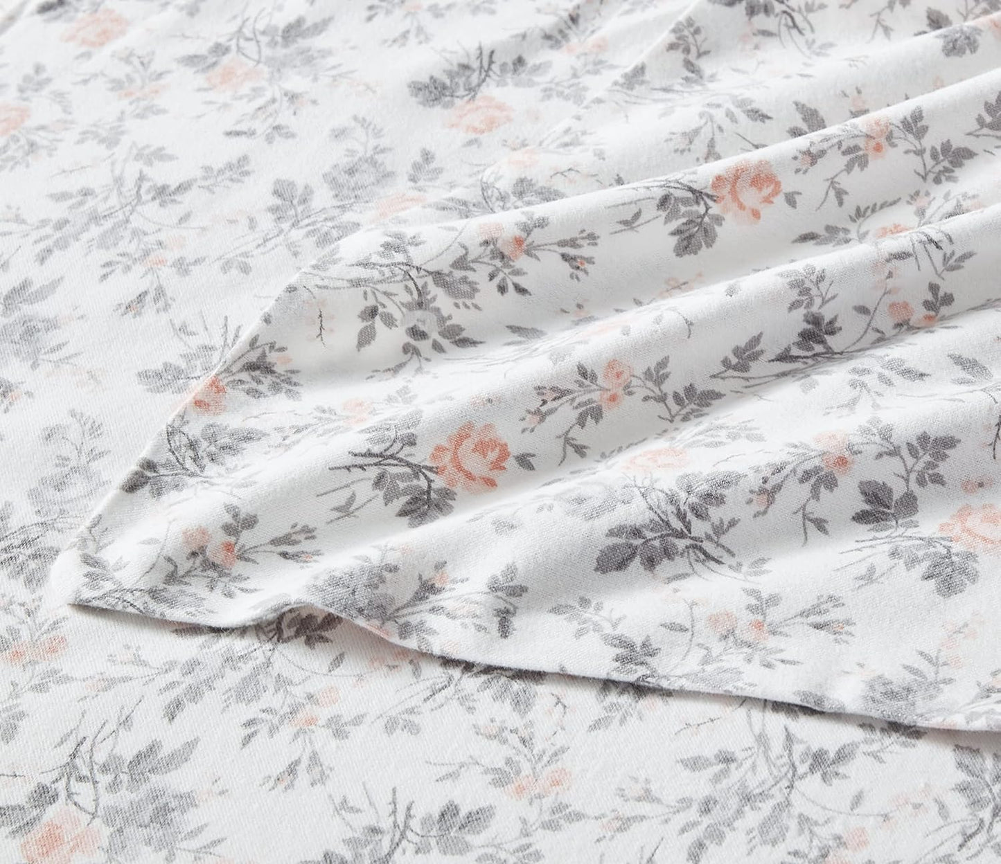 Flannel Cozy Sheet Sets-Rosalie Grey