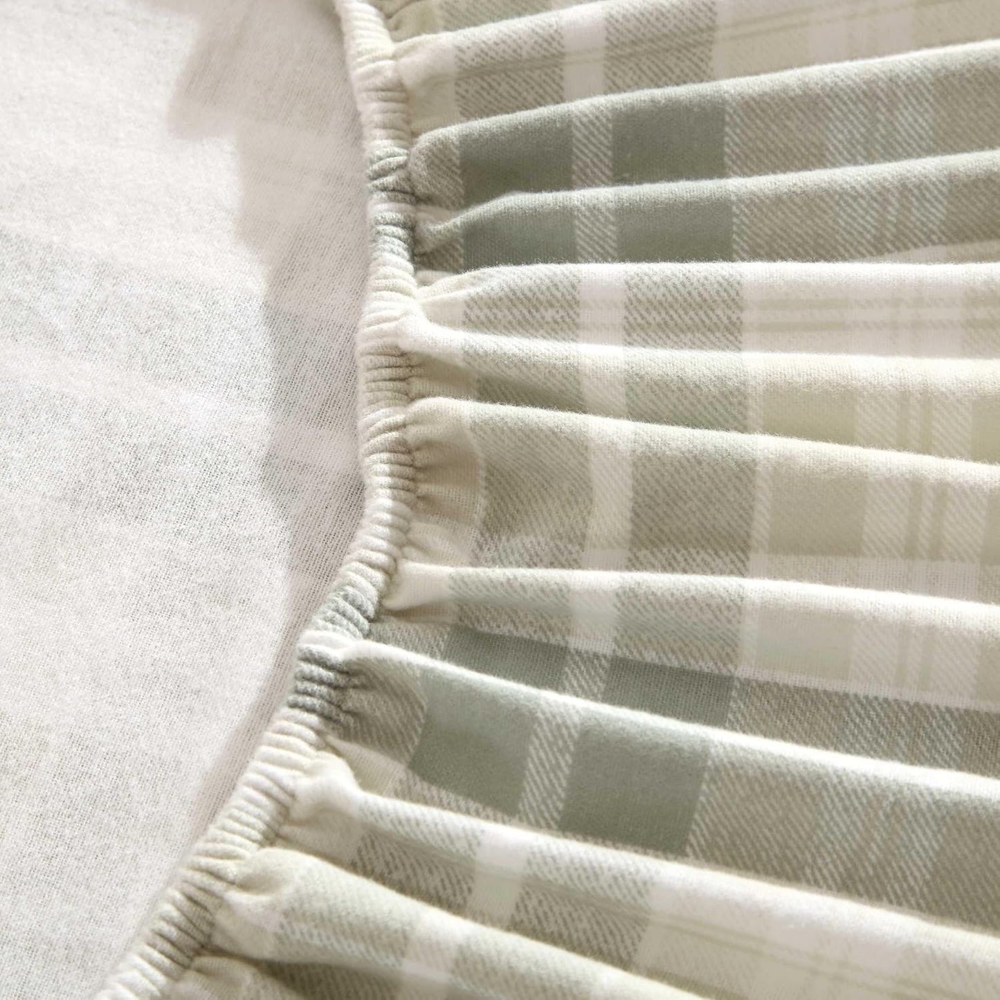 Flannel Cozy Sheet Sets-Mulholland Plaid Green