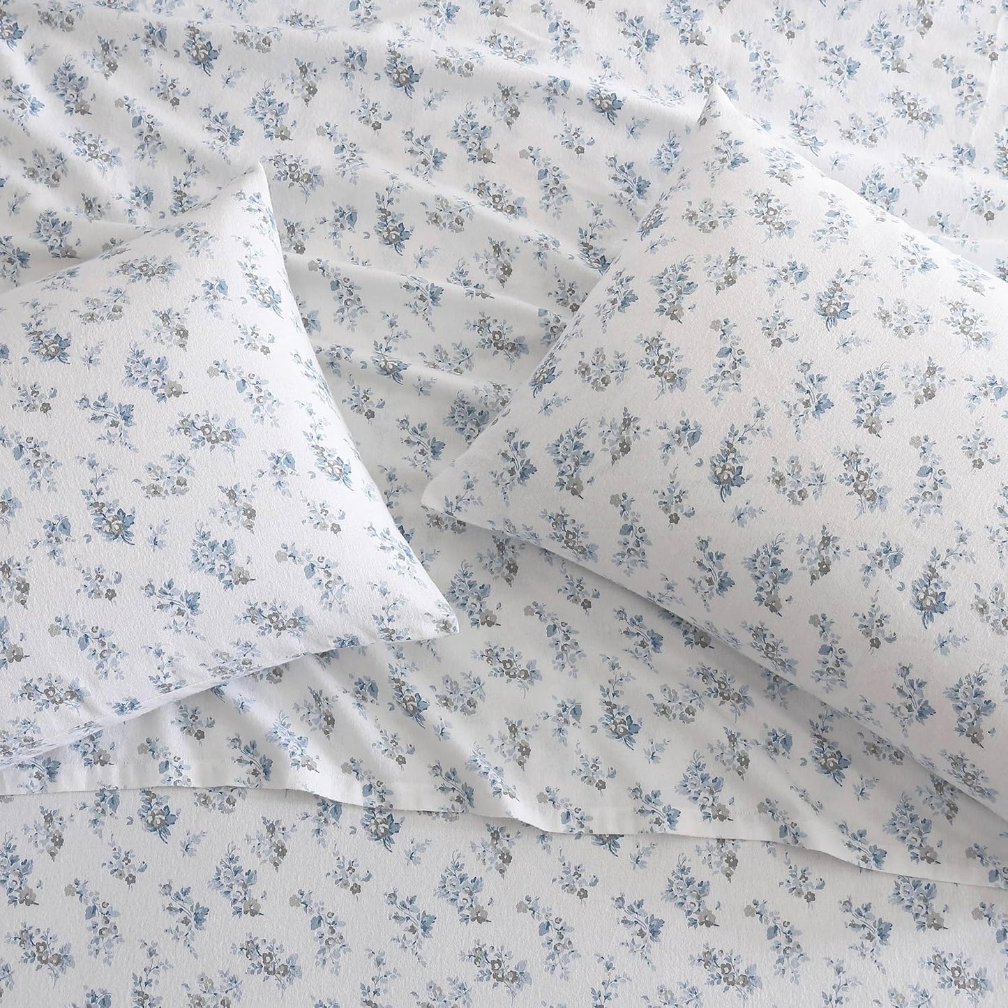 Flannel Cozy Sheet Sets-Audrey Grey