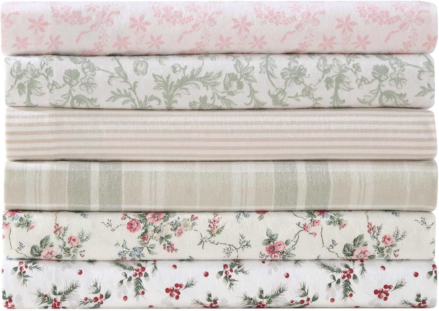 Flannel Cozy Sheet Sets-Mulholland Plaid Green
