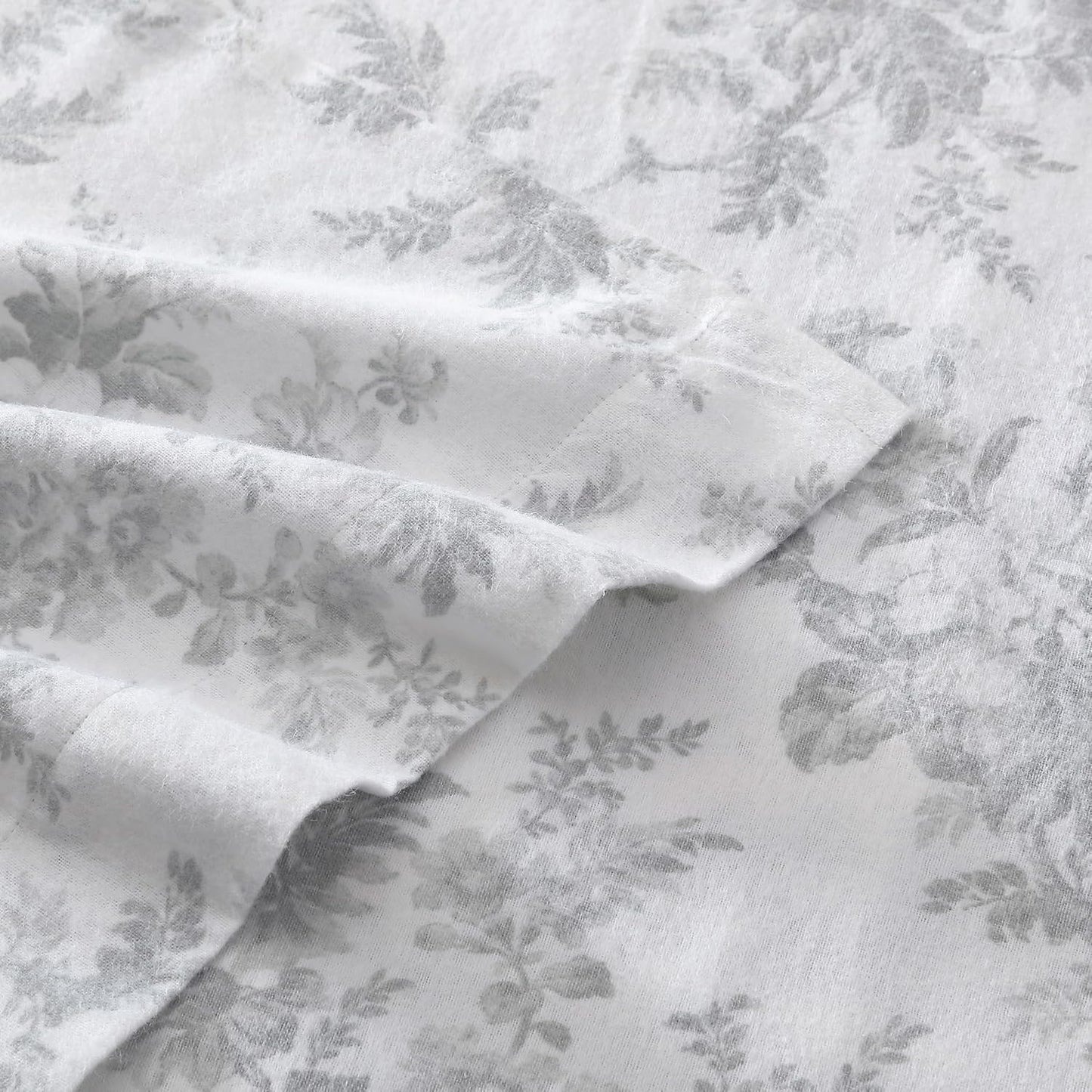 Flannel Cozy Sheet Sets-Vanessa Grey