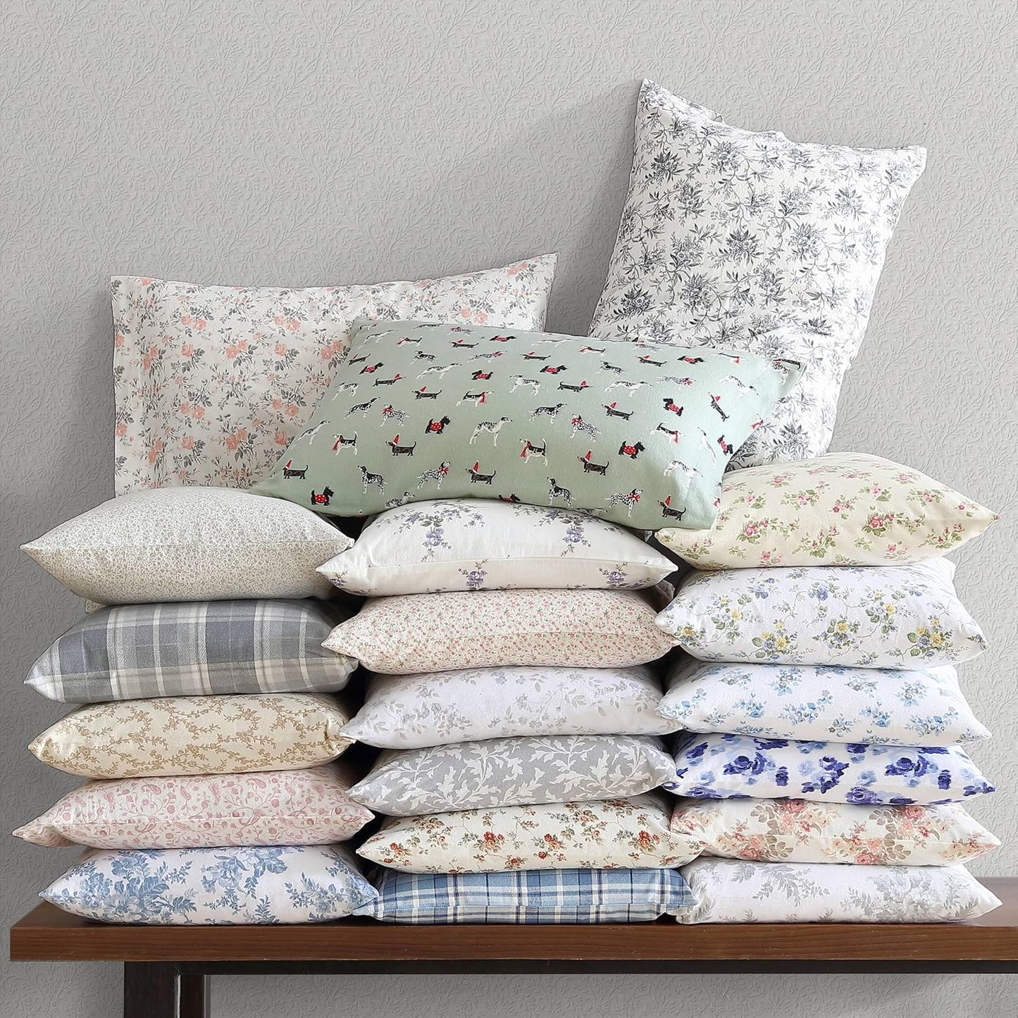Flannel Cozy Sheet Sets-Le Fleur Orange