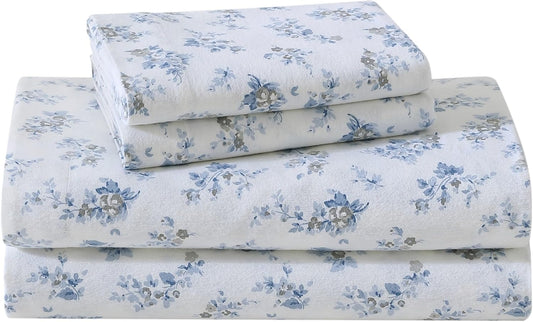 Flannel Cozy Sheet Sets-Audrey Grey