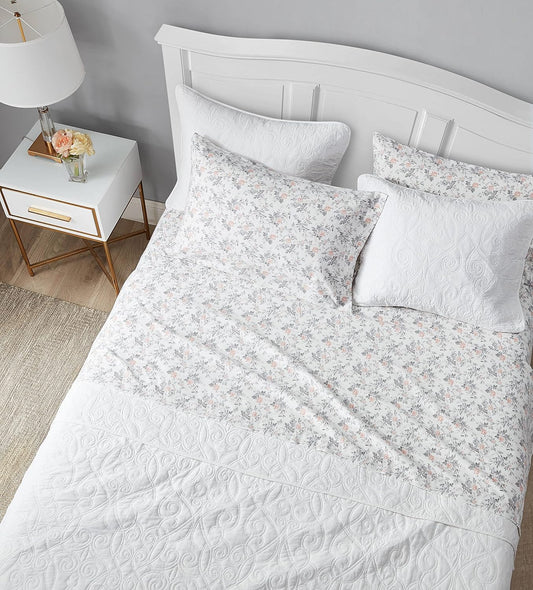 Flannel Cozy Sheet Sets-Rosalie Grey