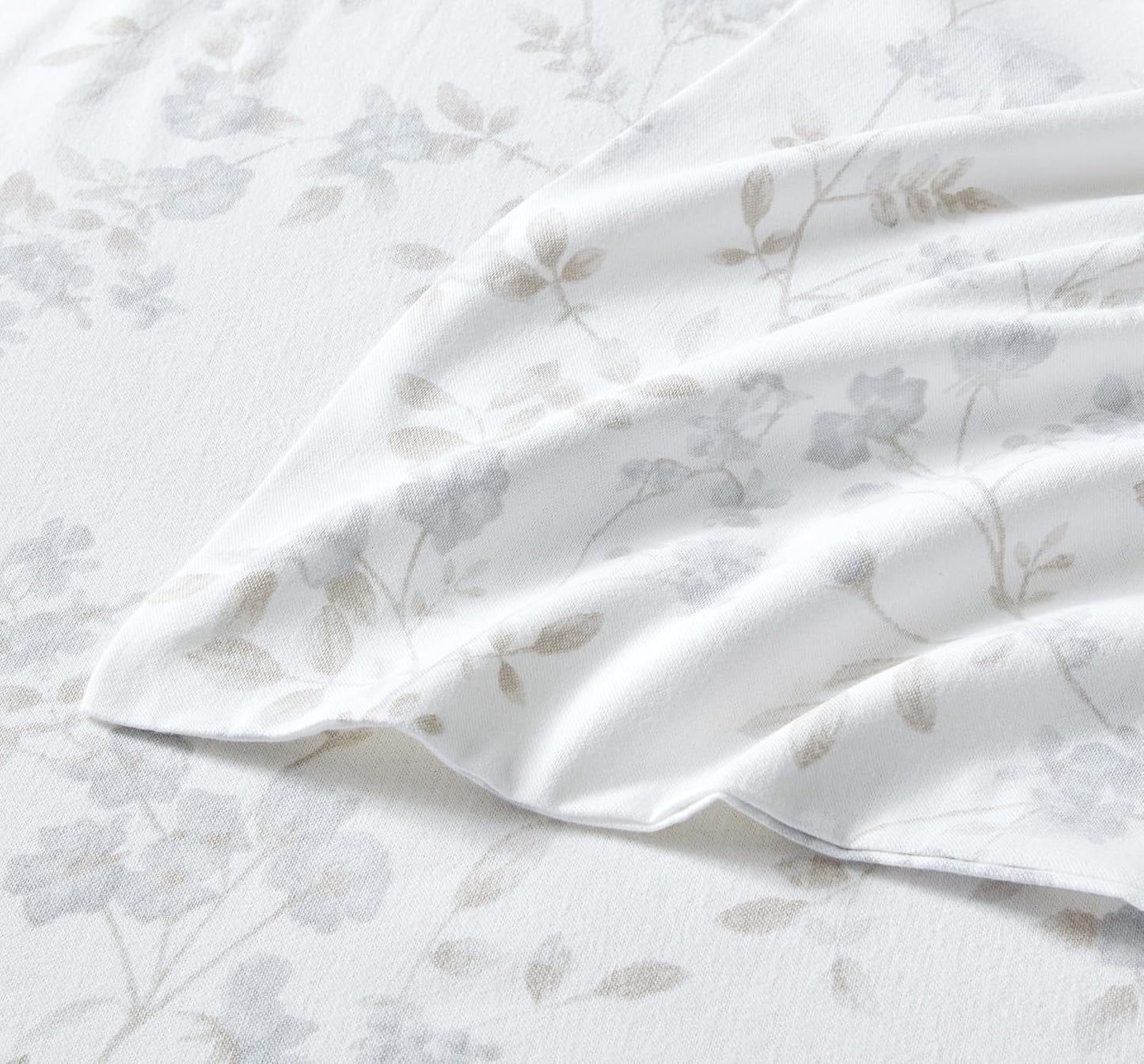 Flannel Cozy Sheet Sets-Fawna Gray