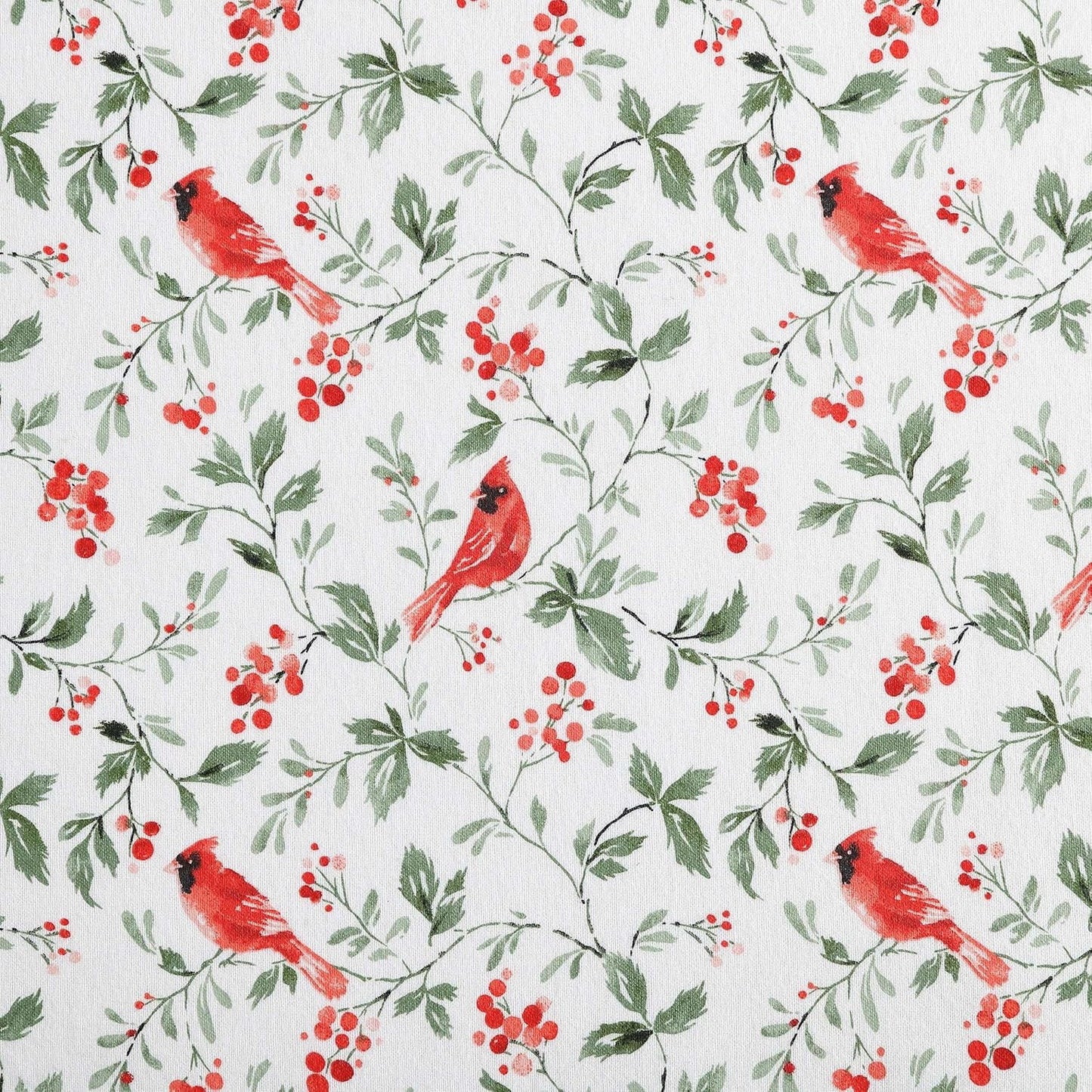 Flannel Cozy Sheet Sets-Jolly Cardinals Green