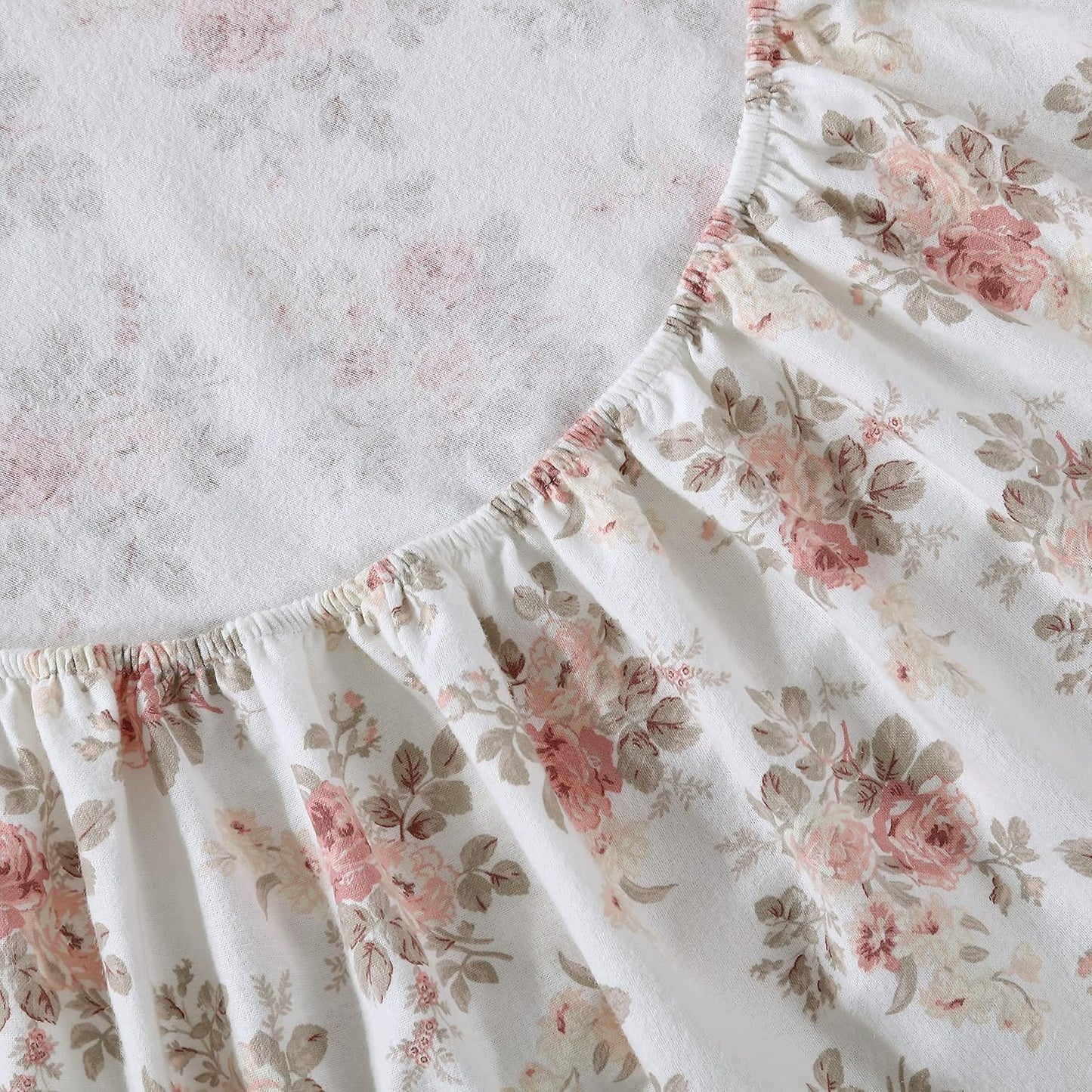 Flannel Cozy Sheet Sets- Lisalee Pink/Grey